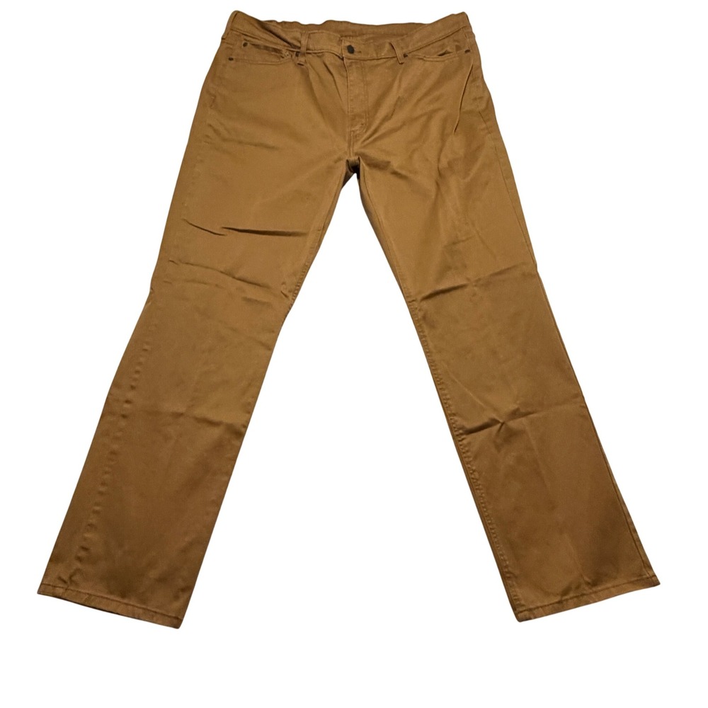 Levis 541 Athletic Taper Mens Brown Pants 42x34 18757-0024 Tobacco Chino